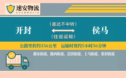 开封到侯马货运公司