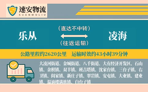 乐从到凌海货运公司