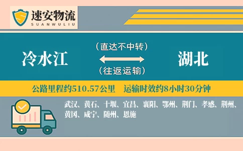 冷水江到湖北货运公司