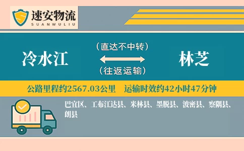 冷水江到林芝货运公司