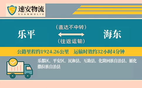 乐平到海东货运公司