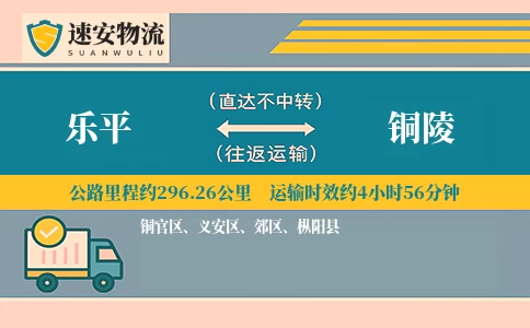 乐平到铜陵货运公司