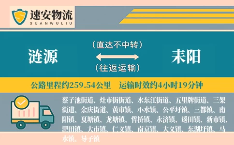 涟源到耒阳货运公司
