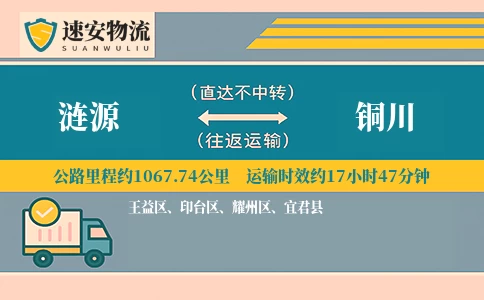 涟源到铜川货运公司