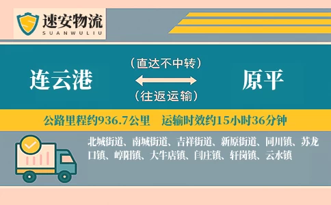 连云港到原平货运公司
