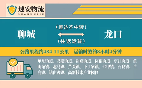 聊城到龙口货运公司