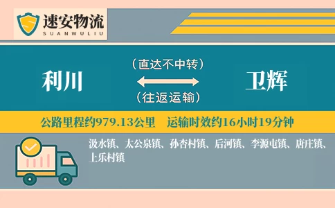 利川到卫辉货运公司