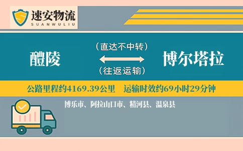 醴陵到博尔塔拉货运公司