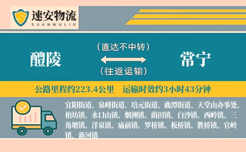 醴陵到常宁货运公司