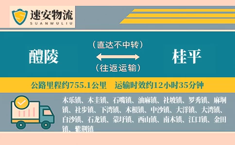 醴陵到桂平货运公司