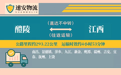 醴陵到江西货运公司