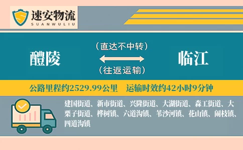 醴陵到临江货运公司