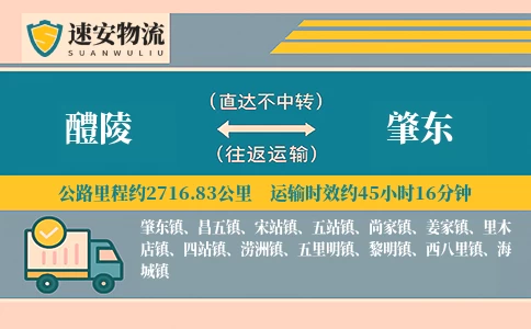 醴陵到肇东货运公司