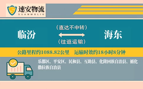 临汾到海东货运公司