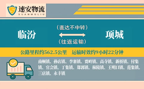 临汾到项城货运公司