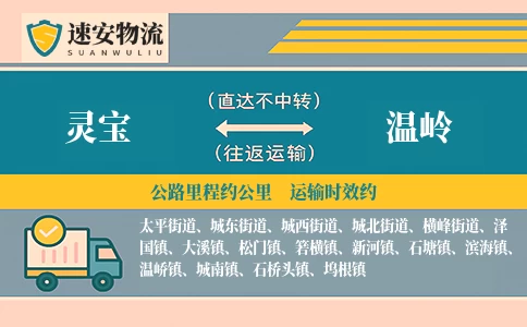 灵宝到温岭货运公司