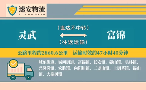 灵武到富锦货运公司
