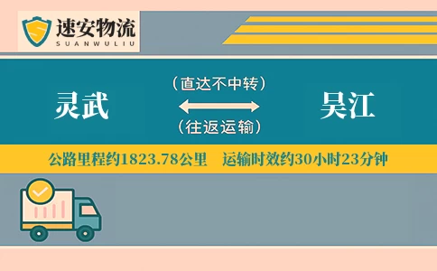 灵武到吴江货运公司