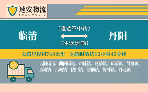 临清到丹阳货运公司