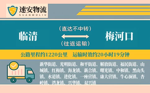 临清到梅河口货运公司