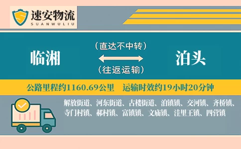 临湘到泊头货运公司