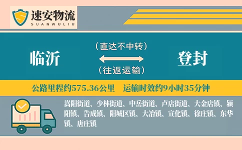 临沂到登封货运公司