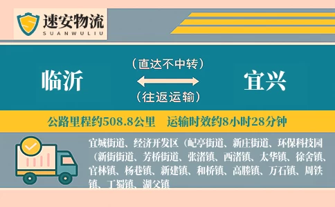 临沂到宜兴货运公司