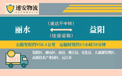 丽水到益阳货运公司