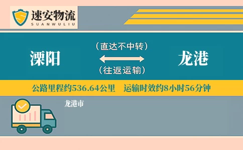溧阳到龙港货运公司