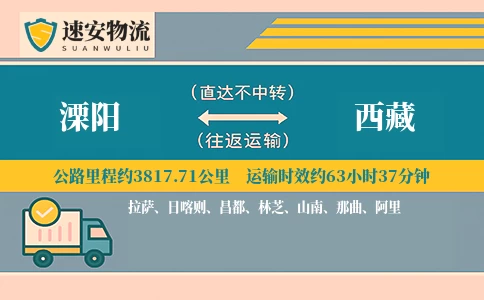 溧阳到西藏货运公司