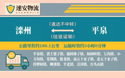 滦州到平泉货运公司