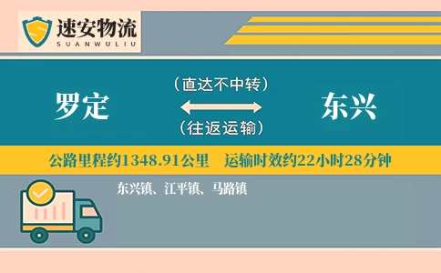 罗定到东兴货运公司