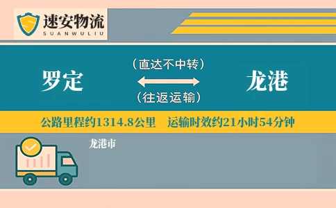 罗定到龙港货运公司