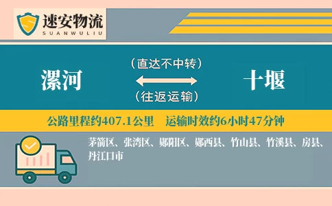 漯河到十堰货运公司