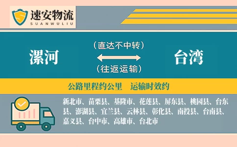 漯河到台湾货运公司