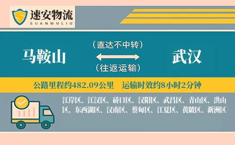 马鞍山到武汉货运公司