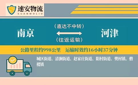南京到河津货运公司