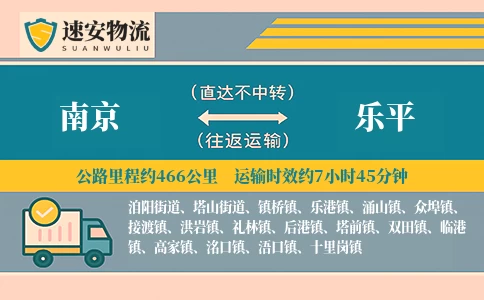 南京到乐平物流公司