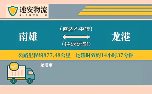南雄到龙港货运公司