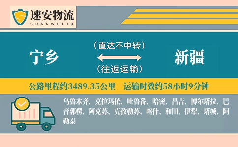 宁乡到新疆货运公司