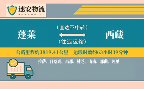 蓬莱到西藏货运公司