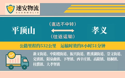 平顶山到孝义货运公司