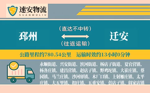 邳州到迁安货运公司