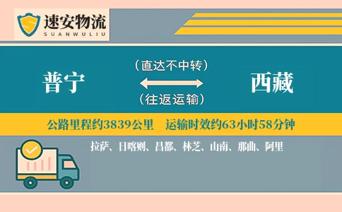 普宁到西藏货运公司