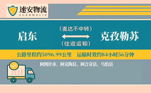 启东到克孜勒苏物流公司