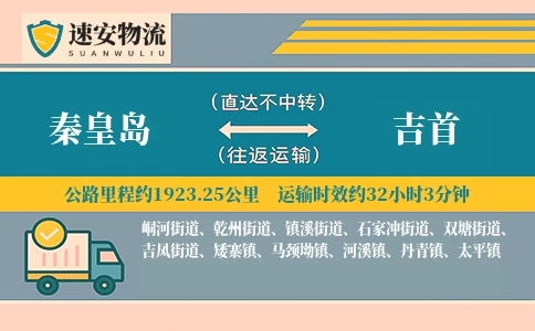 秦皇岛到吉首货运公司