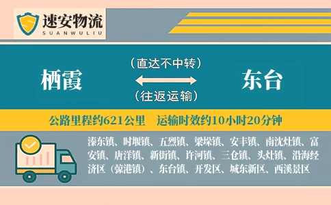 栖霞到东台货运公司