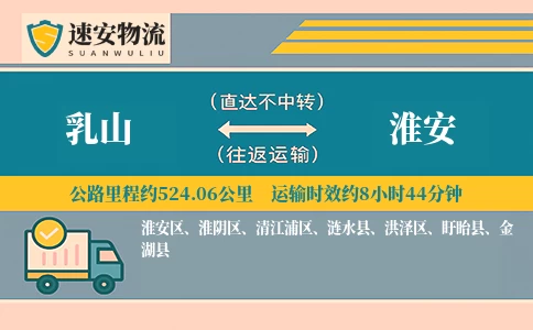 乳山到淮安货运公司