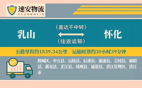 乳山到怀化货运公司