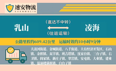 乳山到凌海货运公司